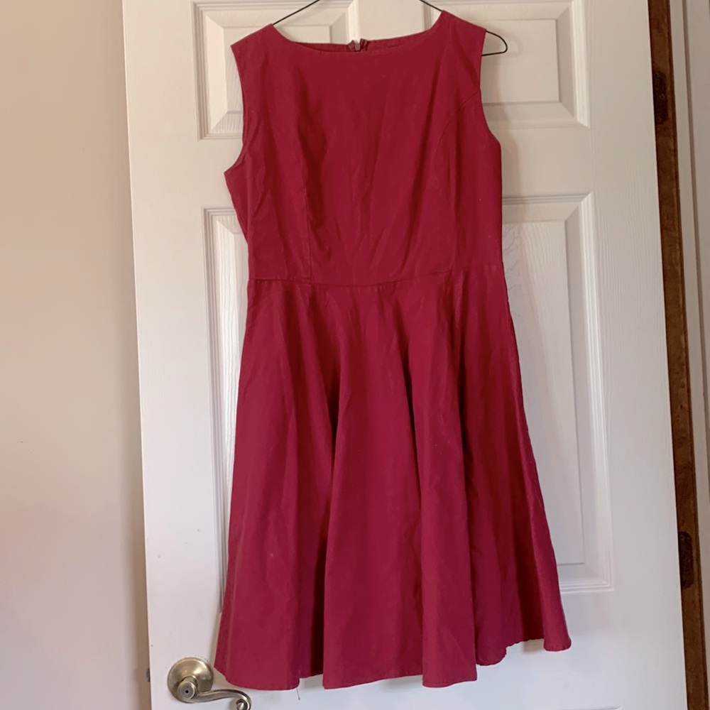 Red dress